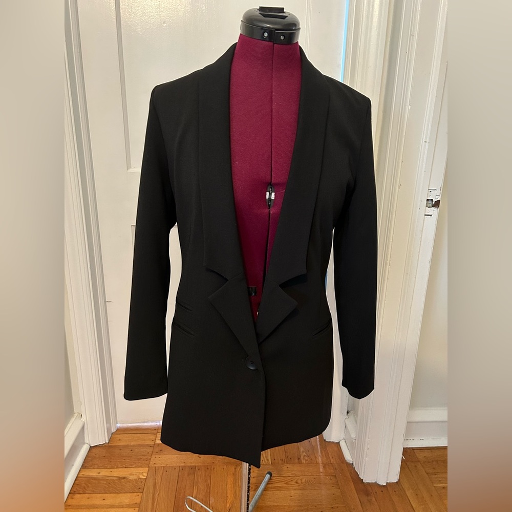 Capulet black tuxedo style blazer XS
